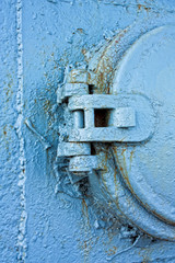 fragments of destroyed remains of the old ship