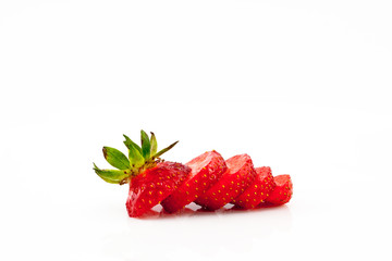 Sliced strawberry