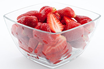 Srawberries in a bowl