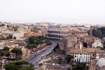 Fototapeta na wymiar Rome overview
