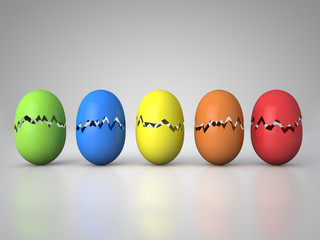 color eggs
