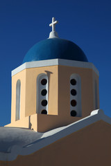 Oia church in Santorini island Greece