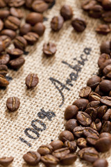 still life of coffee beans