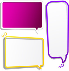 Colorful speech frames