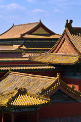 The palace in The Forbidden City, Beijing