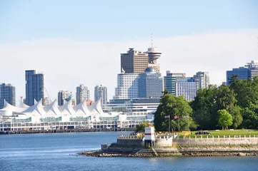 Poster Skyline van Vancouver © jeffong