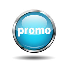 Boton futurista texto promo