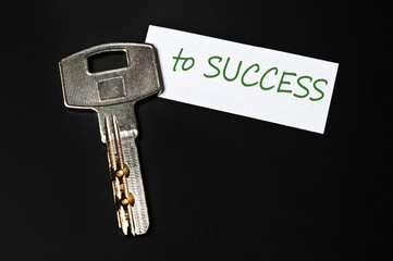 Key to success message