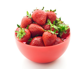 strawberries on plate