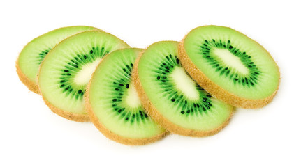 Fototapeta premium Kiwi fruit slice.