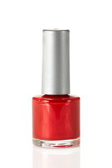 red nail polish