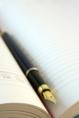 pen and notebook