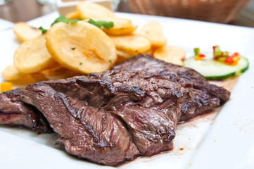 juicy steak beef