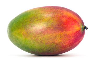 mango over white background
