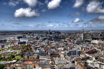 Fototapeta premium Liverpool City Centre, England