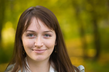 portrait of   ordinary girl