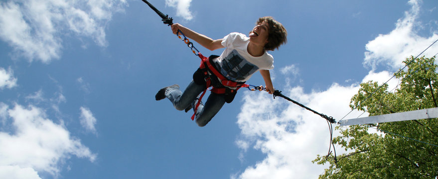 Bungee jump panorama 4