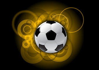 Naklejka premium soccer ball