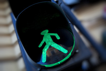 Colors of a traffic light