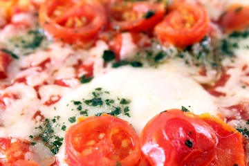 Tomaten Mozarella Pizza