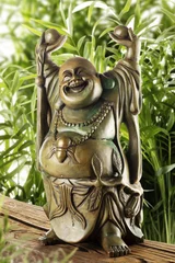 Abwaschbare Fototapete Buddha buddha lachend