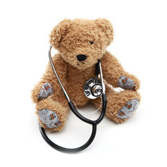 Teddy und Stethoskop