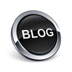 icône bouton internet blog