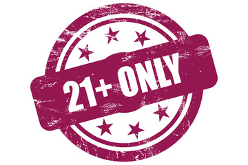 Sternen Stempel weinrot 21+ ONLY