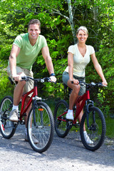 Obraz premium Riding couple.