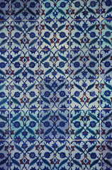 Ancient Iznik Tiles with Floral Pattern