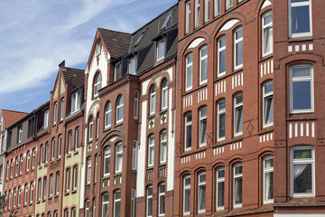 Fototapeta premium Jugendstilfassade in Kiel, Deutschland