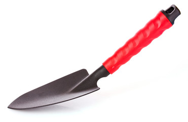 Gardening trowel  on a white background