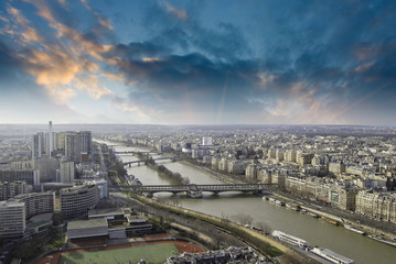 View of Paris from Eiffel Tower