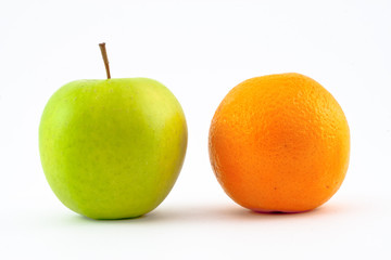 Apple and orange