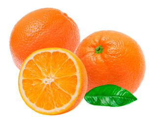 orange isolated on white background
