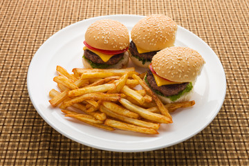 Mini Burger meal