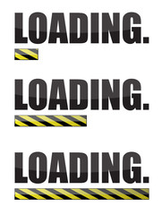 Loading internet website bars