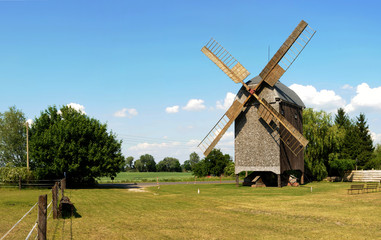 Bockwindmühle Windmühle Brandenburg
