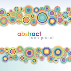 Vintage circles background # Vector