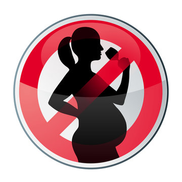 interdit aux femmes enceintes de boire de l'alcool