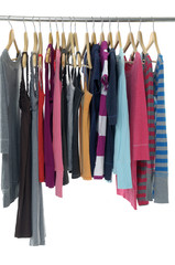 Fashion clothing rack display