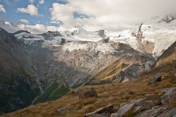 Fototapeta na wymiar rocky alps in switzerland