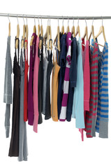 clothes hanger with t-shirt