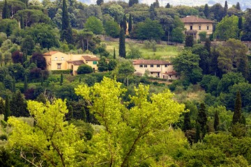 Toscana, ville nel verde