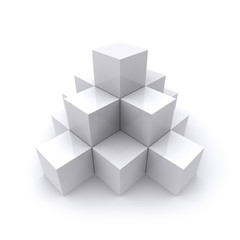 3d shape of cubes