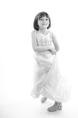 young dancer performing