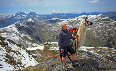 Mein Trekking-Lama - llama trekking © Konstanze Gruber
