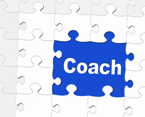 Fototapeta premium Coach und Coaching