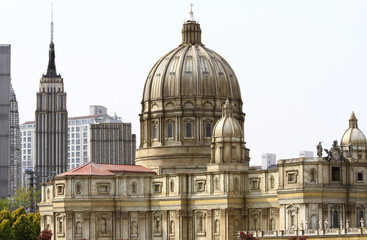 Fototapeta na wymiar dome of the St. Peter's Basilica