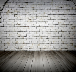 old with brick wall as background